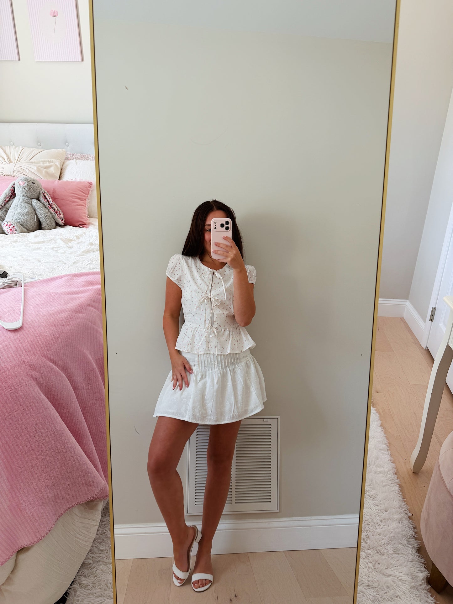 Primrose Tie Front Top