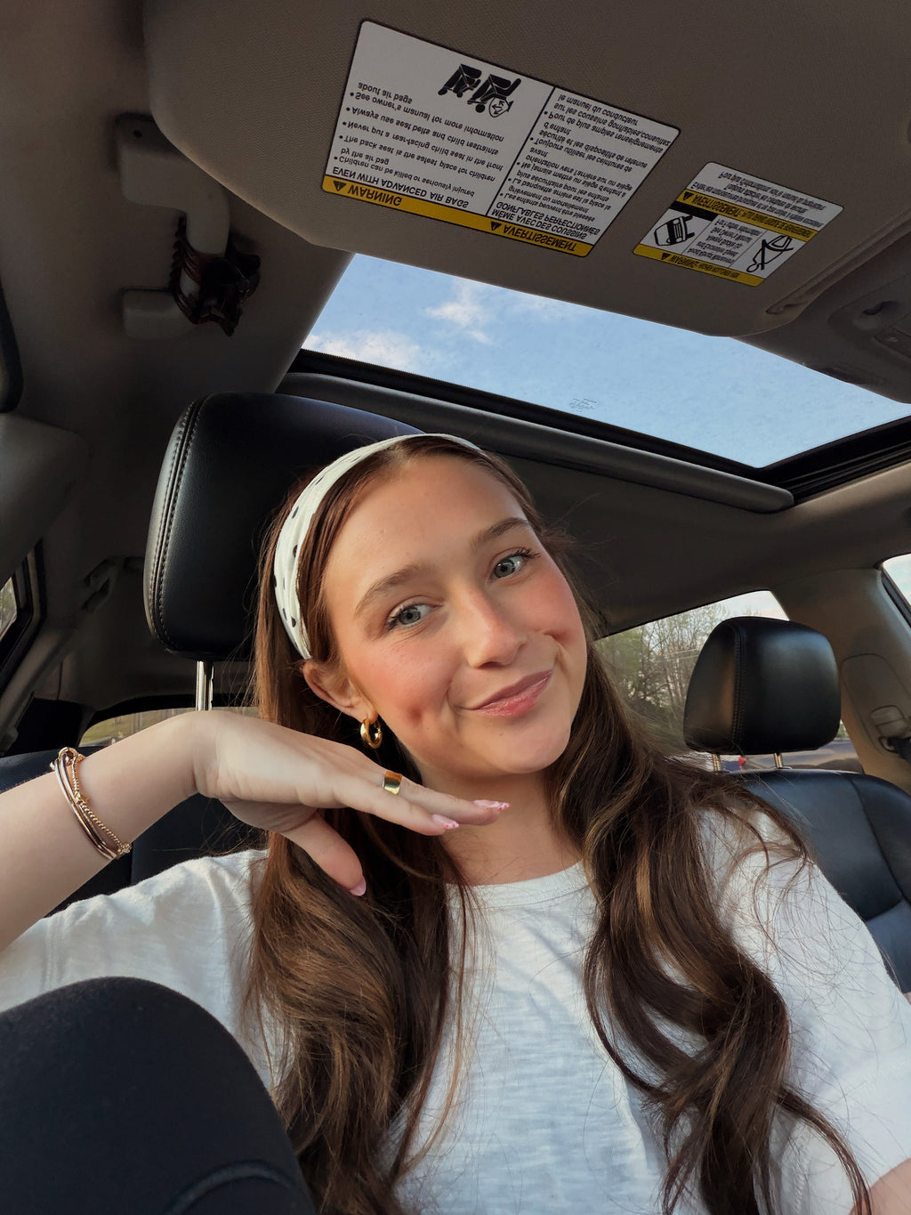 Polka Dot Soft Elastic Head Band