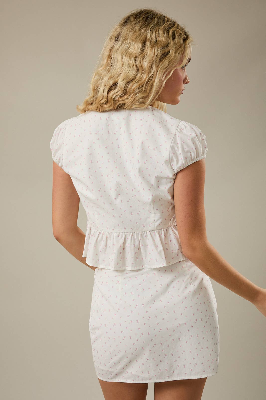 Primrose Tie Front Top